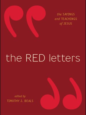 cover image of The Red Letters